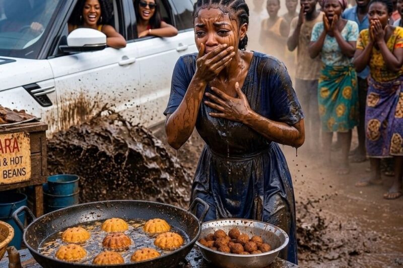 RICH LADY SPLASHES MUD ON CLEANER GIRL — UNAWARE WHO WAS WATCHING