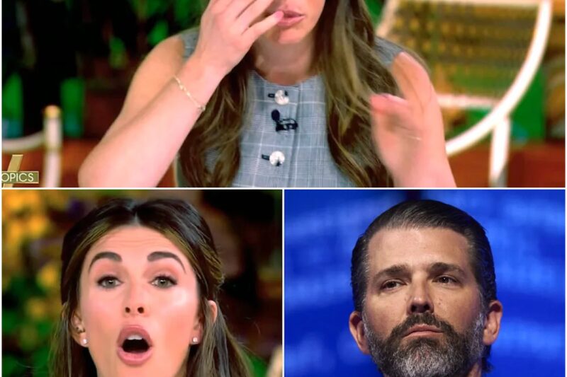 Alyssa Farah Griffin Stuns Viewers After Accidentally Calling Donald Trump Jr.’s Wedding a “Funeral” Live on Air, Leaving the Panel Speechless and Fans Wondering Whether It Was a Slip, Shade, or Something More