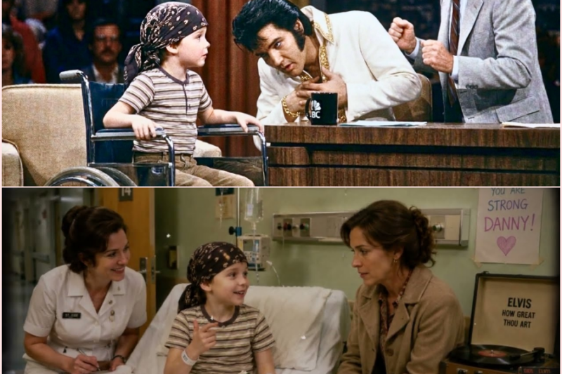 Dying 7 Year Old Said ONE Thing to Elvis — Seconds Later, He Collapsed on Johnny Carson LIVE – HT
