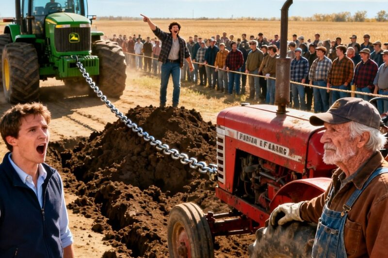 When a Million-Dollar John Deere Mocked One Old Farmall at the County Fair, One Quiet Farmer Exposed a Secret Buried in the Dirt