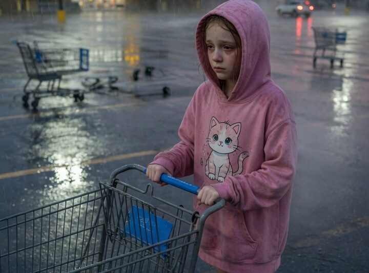 The Little Girl Kept Waiting Outside Walmart… Then Someone Finally Asked Why