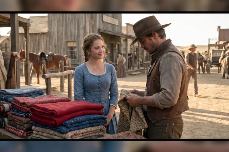 She Wove Blankets to Scrape By… Until He Bought All She Had and Asked for Her Hand