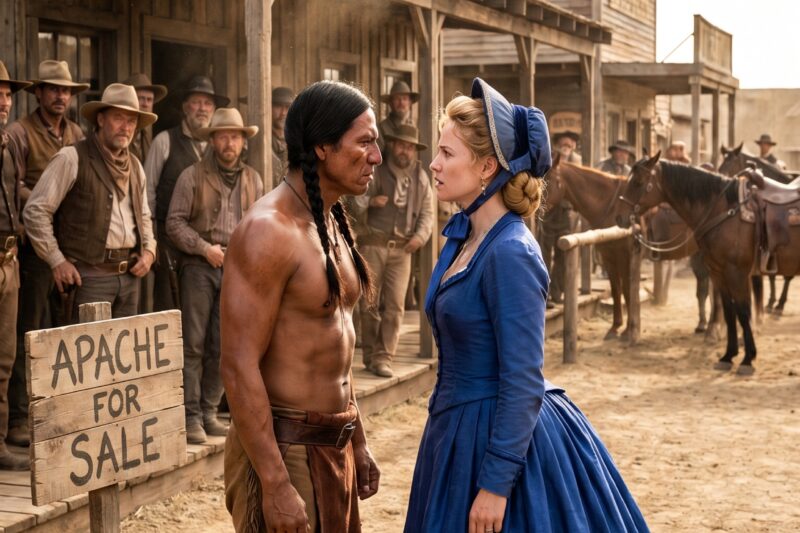 “Can You Tame Horses?” the Lonely Widow Asked the Apache — But Something Wilder Needed Him First