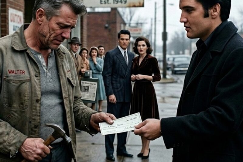 Elvis STOPPED For A Veteran Boarding Up His Garage On Christmas Eve — Then Paid Cash D