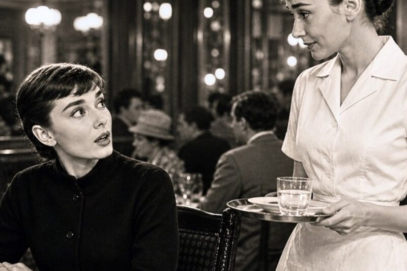 Audrey Hepburn Found Her Childhood Friend Working as a Waitress — Her Next Move Left Everyone Frozen D