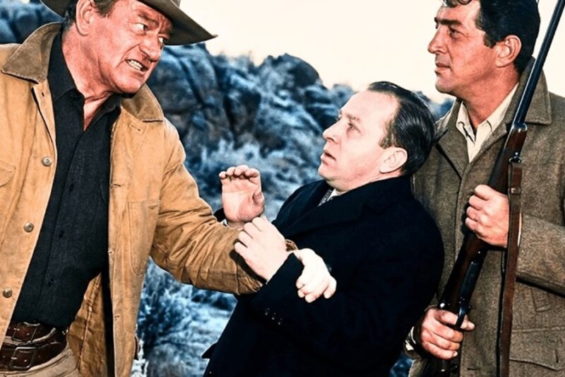 John Wayne Grabbed the Studio Fixer’s Wrist in the Desert — Dean Martin Had Already Won It D