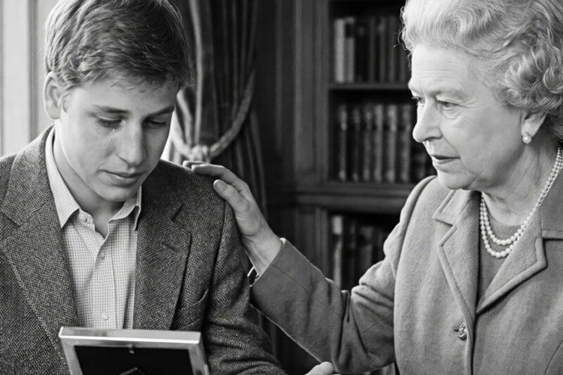 William Didn’t Cry Once After Diana’s Funeral — The Queen’s Private Visit Changed Everything D