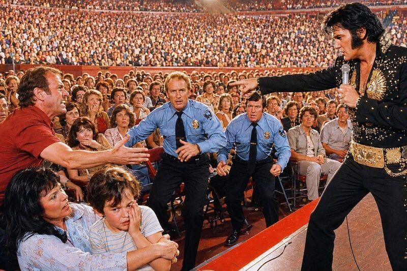 Elvis STOPPED The Show After A Father Slapped His Son D