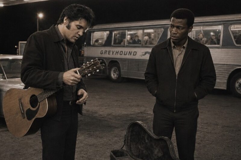 Elvis Stopped At a Gas Station And Listened To An Unknown Musician For 20 Min. He Never Told Anyone D