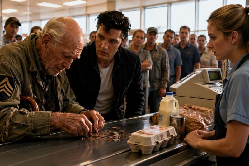 Elvis Saw a WWII Veteran Counting Pennies… Then Did the Unthinkable D