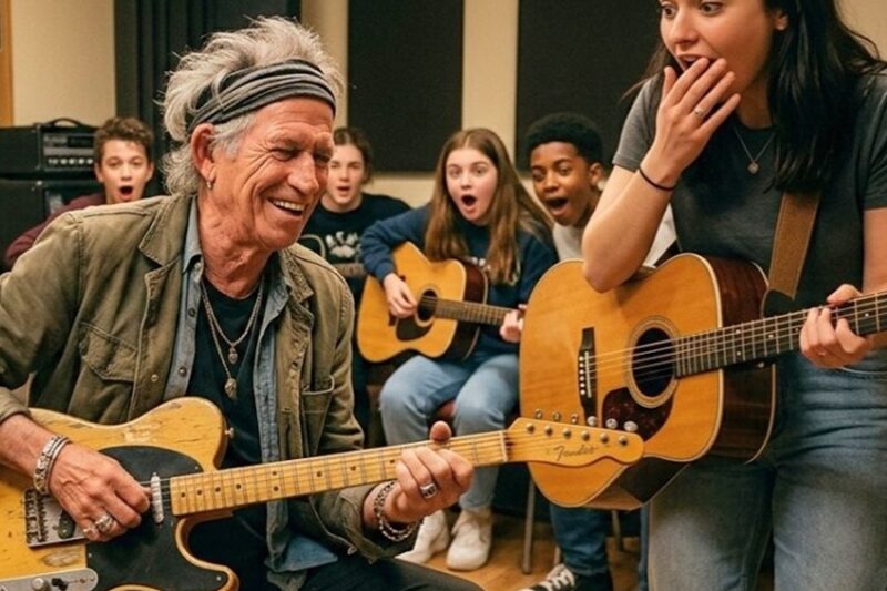 Show Us What You’ve Got, Mr. Richards’—Guitar Teacher Didn’t Know She Was Talking To KEITH RICHARDS D