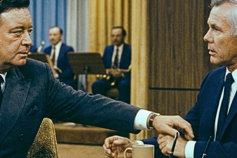 Jackie Gleason GRABBED Johnny Carson’s Arm Mid-Broadcast — What He Said In The Dark Left All Silent D