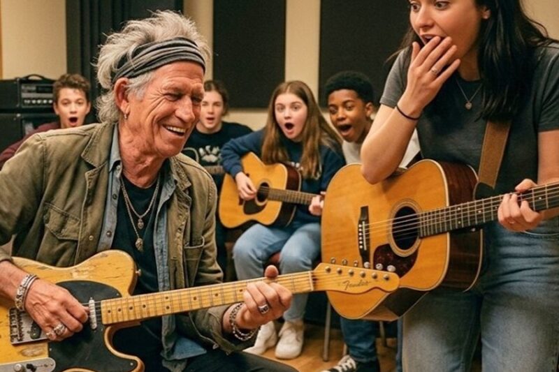 Show Us What You’ve Got, Mr. Richards’—Guitar Teacher Didn’t Know She Was Talking To KEITH RICHARDS D