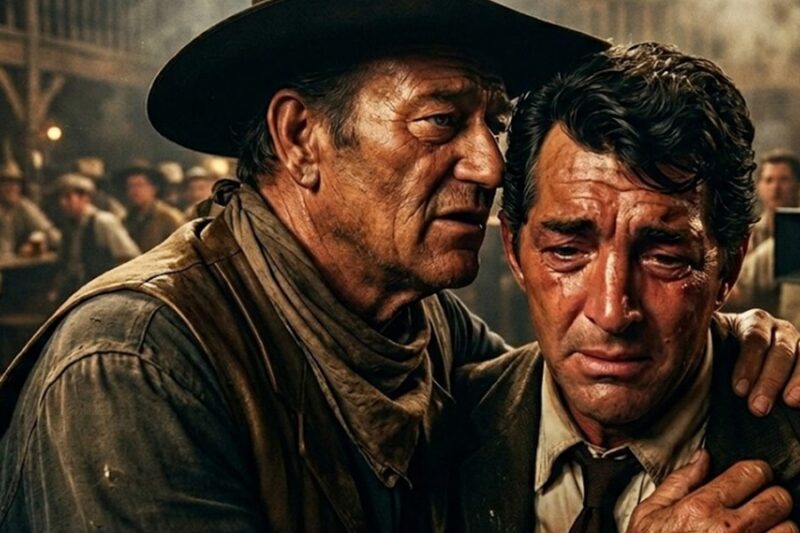 John Wayne Saw Dean Martin Break Down on Set — What He Whispered to Him Nobody Ever Forgot D