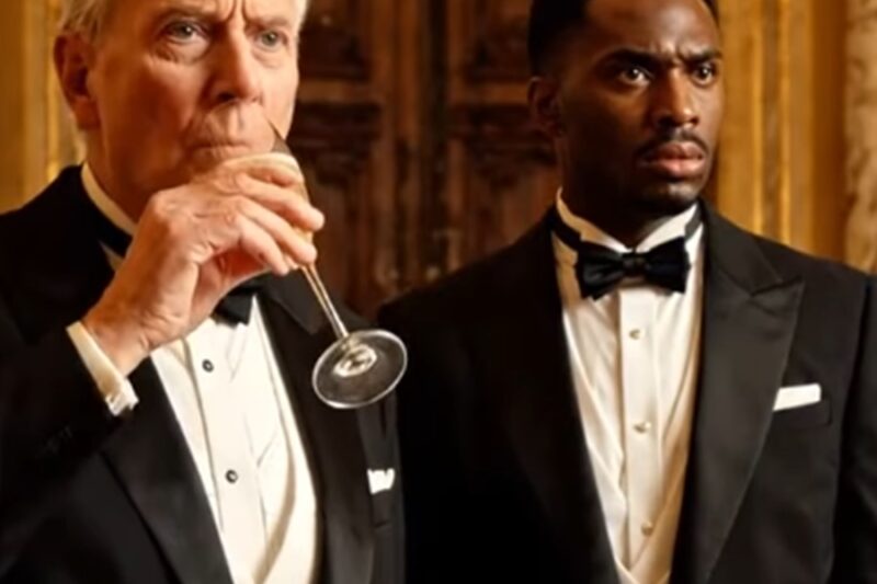 At our anniversary gala, my father-in-law raised a glass, called me “the biggest mistake of his son’s life,” and the room laughed when my husband chose his side. I wiped my tears, made one quiet phone call, and stood still while six hundred guests watched. Then the ballroom doors opened, my husband went white, and whispered, “No… that can’t be her father.” D