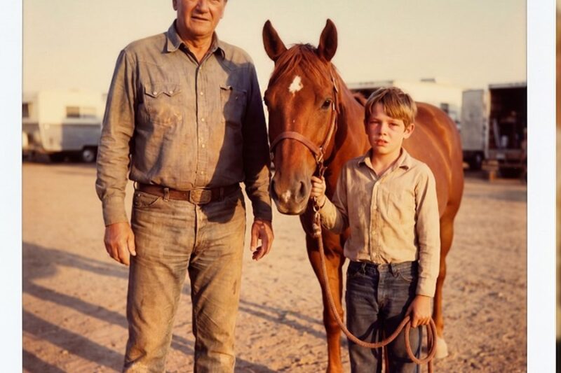 John Wayne Bought a Horse Nobody Wanted— Then He Gave It to a Boy Nobody Noticed D
