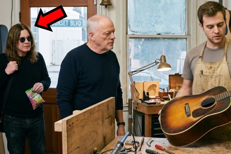 He Called David Gilmour’s Guitar “Worthless” — Ozzy Osbourne’s Response Left Him Speechless D