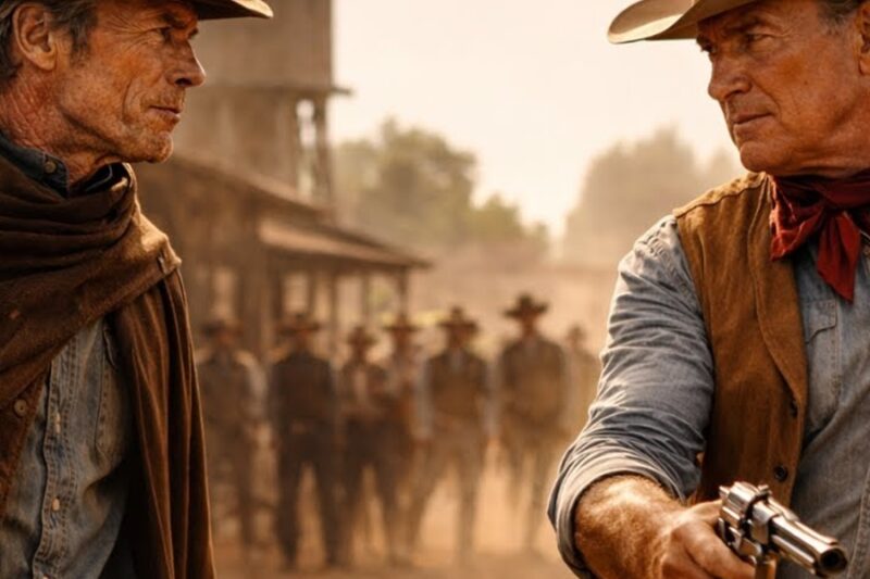 Clint Eastwood Tested John Wayne — What Happened Next Changed His Tone D