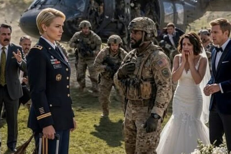 They Made Me Ride With The Luggage. Said I Was Just A “Nurse With Boots.” Then A Black Hawk Landed Mid-Wedding. Soldiers Stepped Out. “Captain James, You’re Cleared For Extraction.” Everyone Froze. D