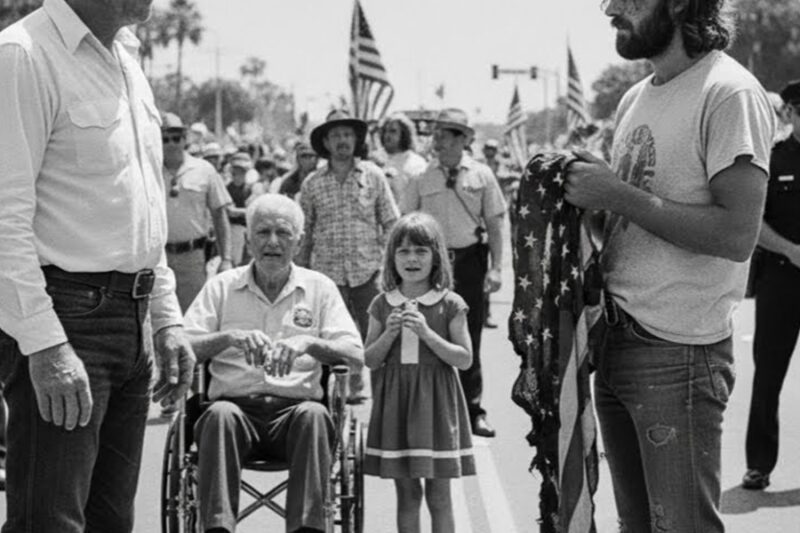 John Wayne Confronted Protestors Burning the Flag—What He Did Next Left Everyone Speechless D