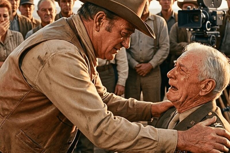 John Wayne Saw a Veteran NO ONE Noticed — He Stopped His Movie and Paid the Price D