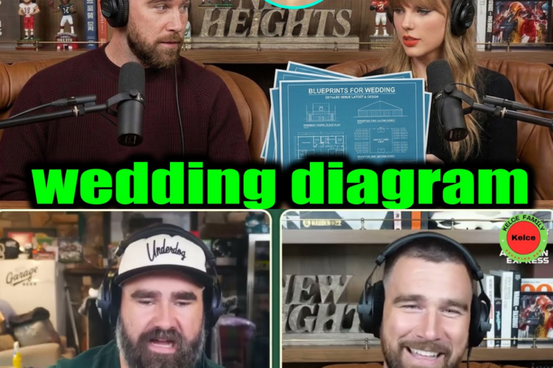 The Blueprint Revealed: Travis Kelce Blindsides Brother Jason on ‘New Heights’ with Exclusive Inside Details of His Wedding to Taylor Swift