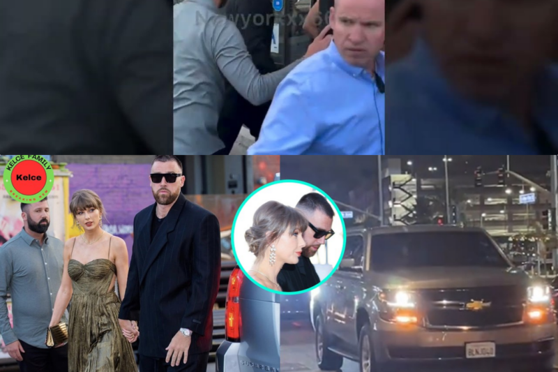 Bushwick Brilliance: Taylor Swift and Fiancé Travis Kelce Stun Onlookers with a Glamorous, Hand-in-Hand Exit After an Intimate New York City Wedding