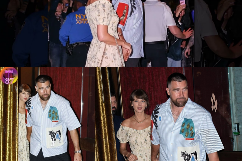 A Springtime Symphony: Taylor Swift and Travis Kelce Mesmerise Manhattan with Coordinated Florals and a Spectacular Daytona Watch on an Unforgettable Date Night