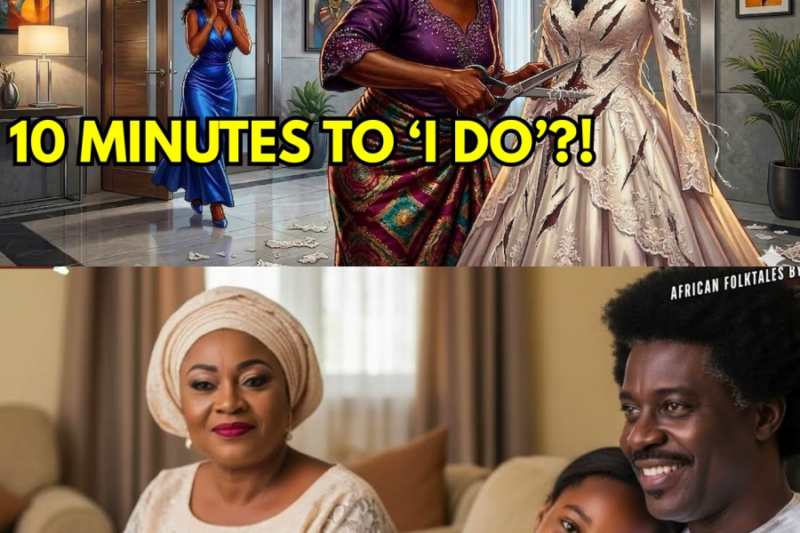 My STEPMOTHER Destroyed My GOWN 10 Minutes Before My WEDDING..But She Forgot One.. African Folktales – Ty