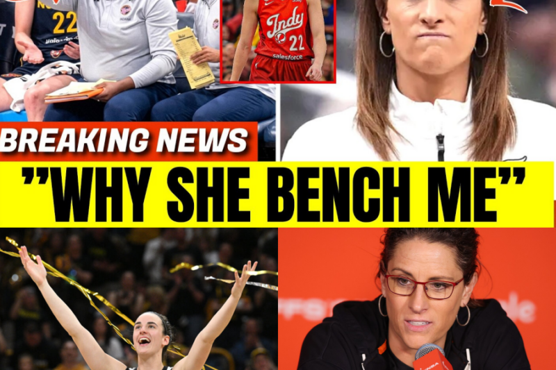 The Breaking Point: Caitlin Clark’s Sideline Clash Exposes a Franchise in Crisis