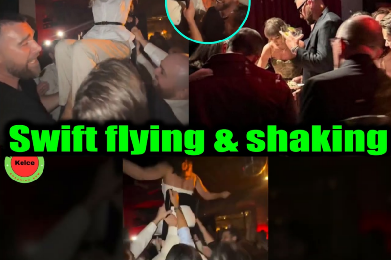 Travis Kelce Sparks Wild Frenzy After Playfully Tossing Fiancé Taylor Swift Into Roaring Crowd At Star-Studded New York City Wedding