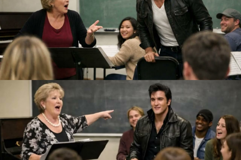 Vocal Professor Challenged “Student in the Back” to Sing — It Turned Out to Be Elvis Presley! – Ty