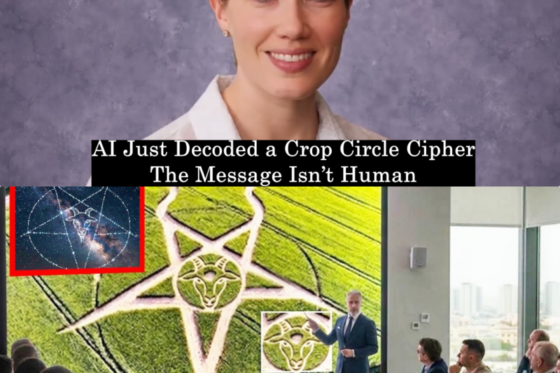 AI Just Decoded a Crop Circle Cipher — The Message Isn’t Human JJ