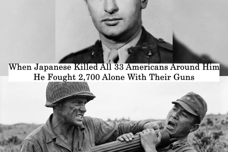 When Japanese Killed All 33 Americans Around Him — He Fought 2,700 Alone With Their Guns JJ