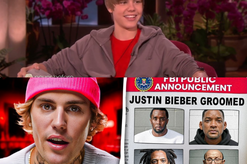 Hollywood’s Darkest Secrets Exposed: Justin Bieber Allegedly Names Powerful Figures Behind His Childhood Trauma