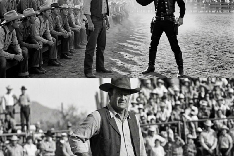 Fast Draw Champion Picked A Quiet Cowboy From The Crowd — Didn’t Know It Was John Wayne