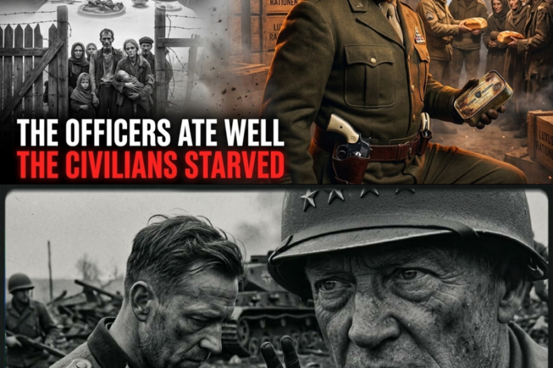 What Patton Did When German Officers Demanded Better Food Than Civilians