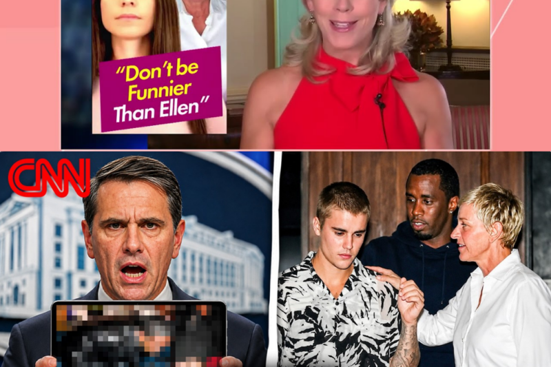 Hollywood’s Darkest Shadows: Exposing the Chilling Connections Between Ellen DeGeneres, Diddy, and Justin Bieber