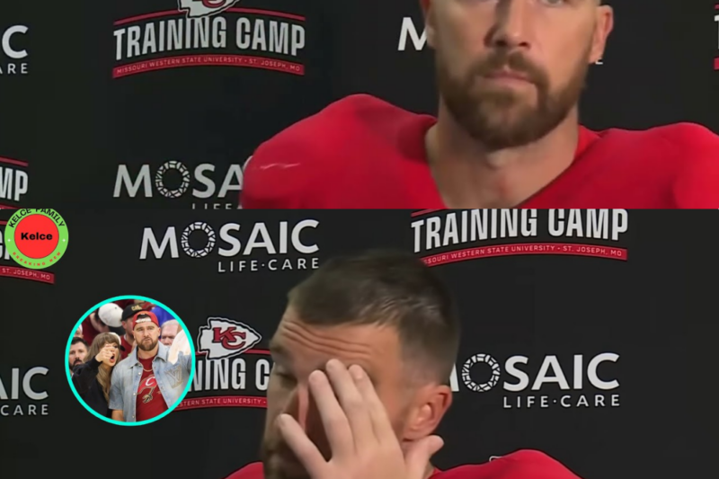 Flustered on the Field: Travis Kelce Blushes and Dodges Questions About Taylor Swift Wedding at Chiefs Training Camp