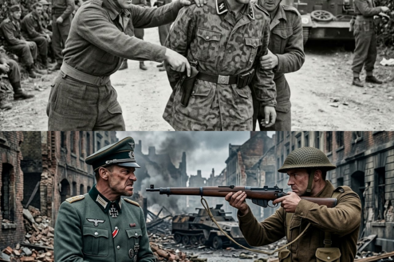 What British Troops Did When German Officers Refused to Drop Their Weapons