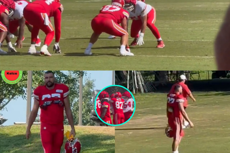 The Focused Finales: Travis Kelce’s Determined Start to the Chiefs’ Mandatory Training Camp