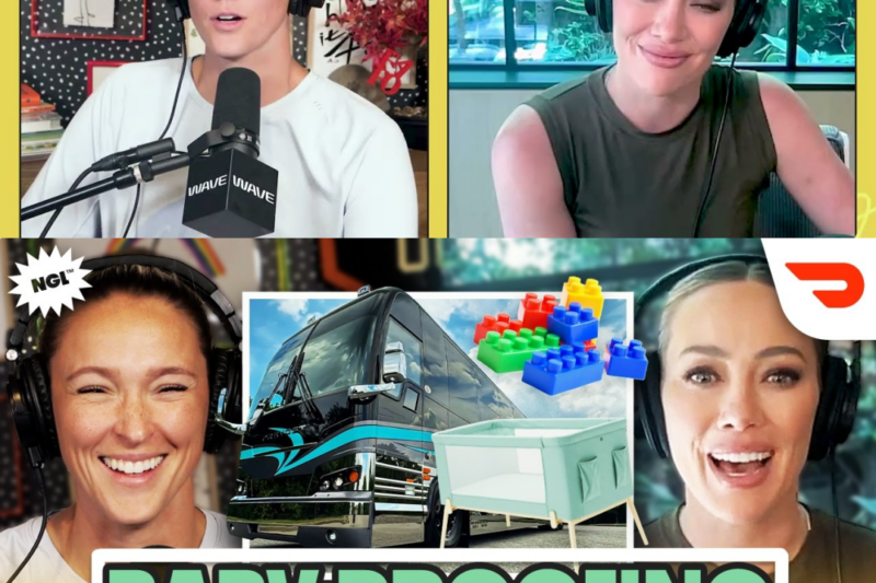 Tour Bus Turbulence: Hilary Duff and Kylie Kelce Get Real About Parenting Chaos