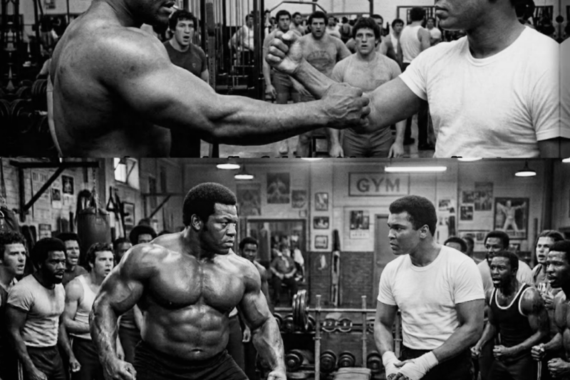 Massive 330lb Angry Bodybuilder DISRESPECTED Muhammad Ali — Then “Grabbed” Him in Front of Everyone JJ