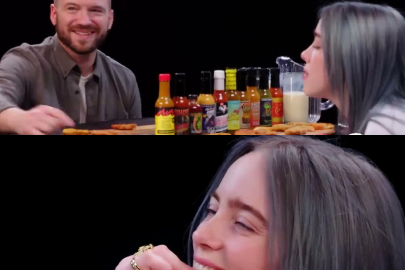 Billie Eilish Freaks Out While Eating Spicy Wings | Hot Ones – Ty