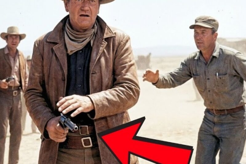 John Wayne Drew His Gun on Set — Then Heard Two Words That Froze Everyone D
