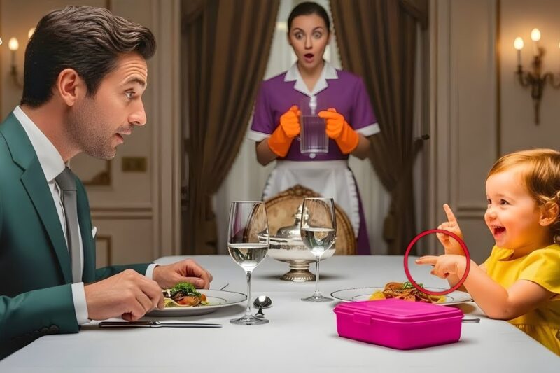 A Deaf Millionaire Dined Alone… Until the Cleaning Lady’s Baby Did the Unthinkable