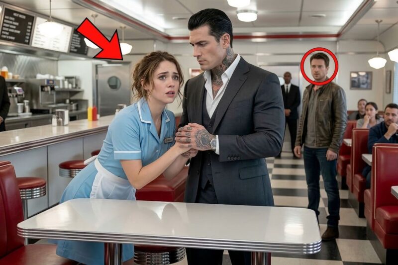 The Waitress Grabbed a Stranger’s Hand to Avoid Her Ex — Unaware He Was a Mafia Boss