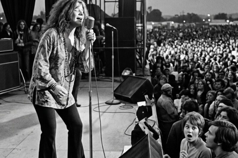 Mama Cass Was Sitting In The Audience When Janis Joplin Started Singing.