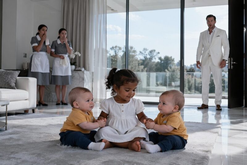 No One Could Calm the Billionaire’s Twins… Until the Maid’s Toddler Did What No One Expected