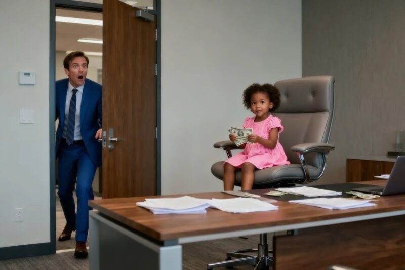 “Who Let This Child In?” the Billionaire Was Shocked to Find the Maid’s Toddler in His Office